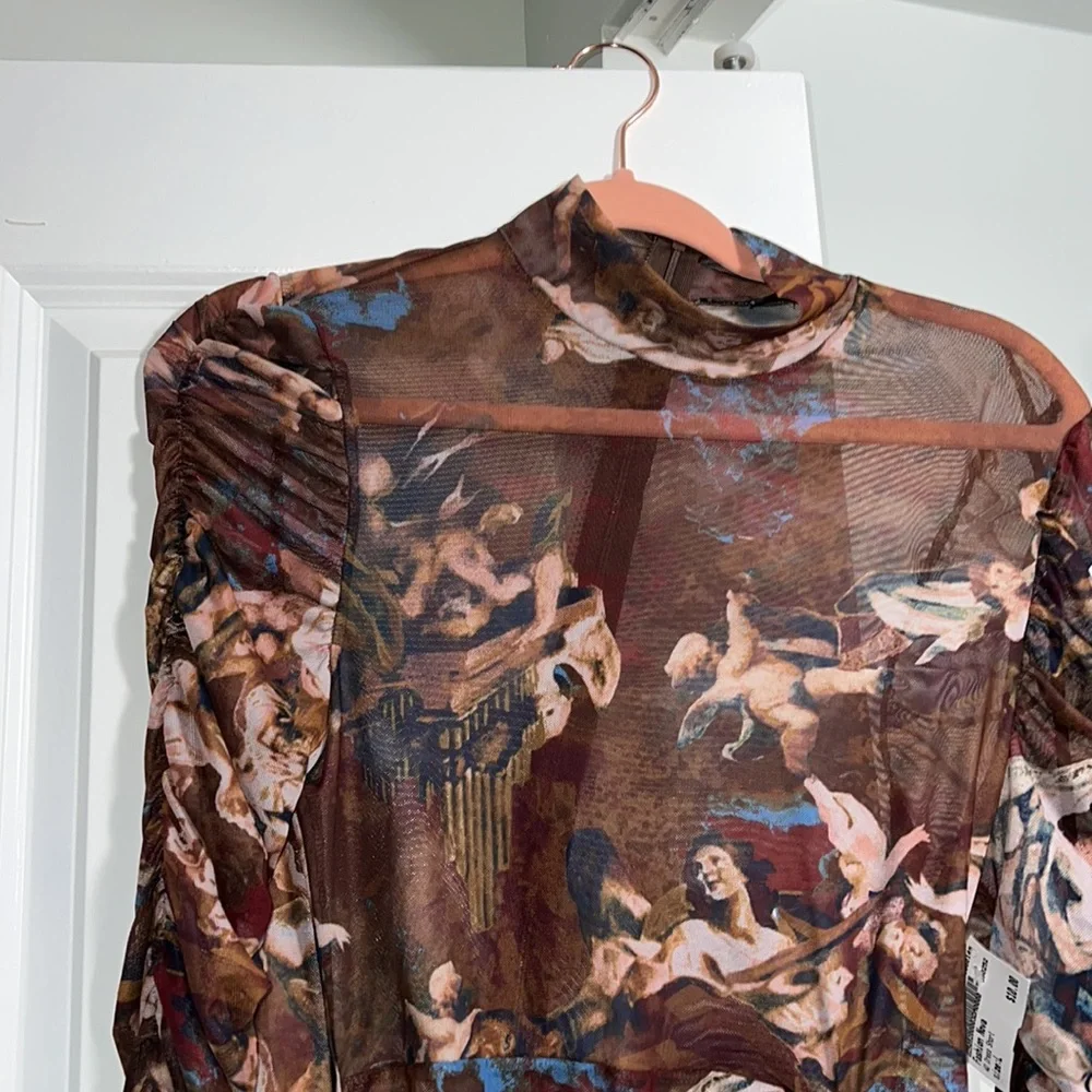 Fashionnova See-Through Artwork dress - Picture 2 of 3